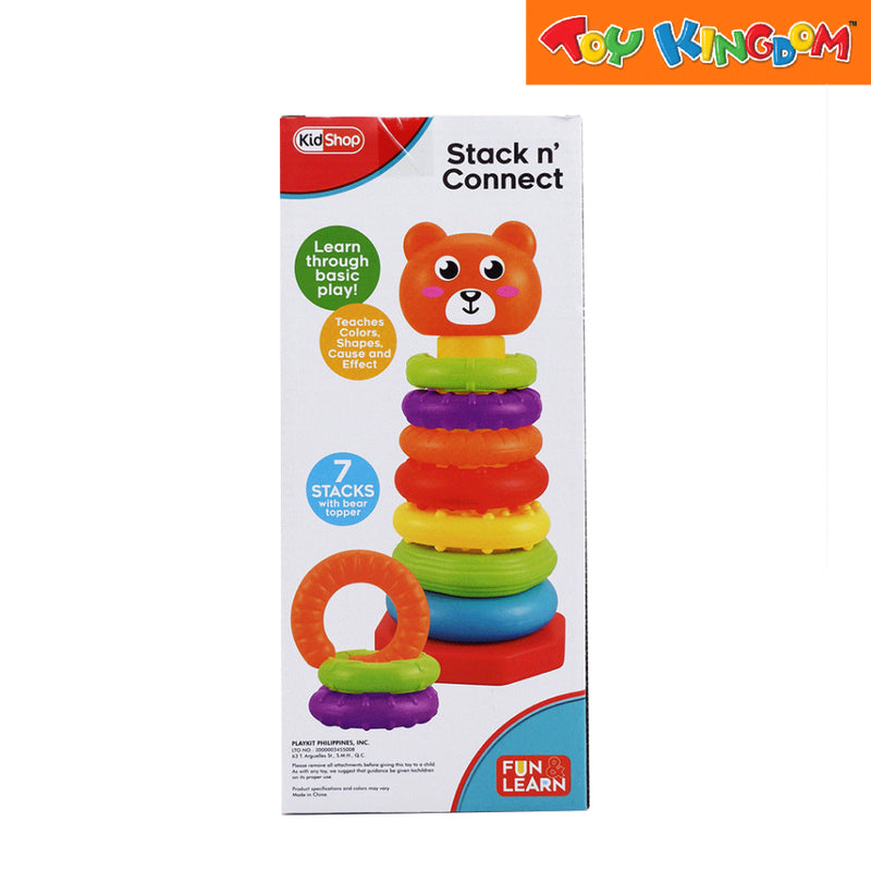 KidShop Stack 'n Connect Bear Stacking Toy