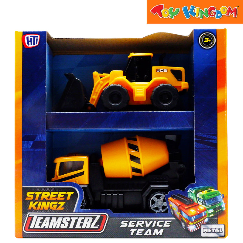 Teamsterz Street Kingz Service Team Mixer & Front Loader Vehicles