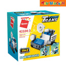 Keeppley Qman Planetary Rover 33pcs 3in1 Trans-Combo