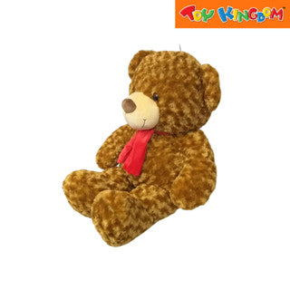 Sitting Bear With Red Ribbon 60 in Plush