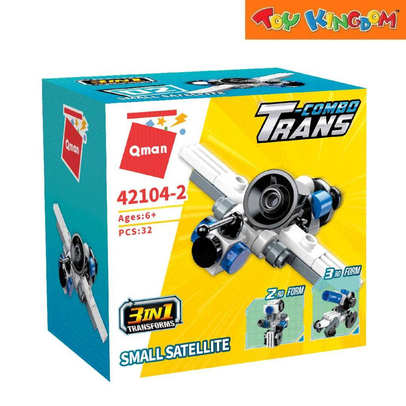 Keeppley Qman Small Satellite 32pcs 3in1 Trans-Combo