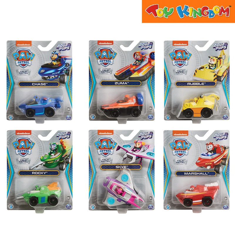 Paw Patrol True Metal Aqua Pups Random Assortment  Vehicle