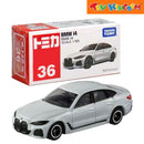 Tomica No. 36 BMW i4 White 1:65 Die-cast Vehicle