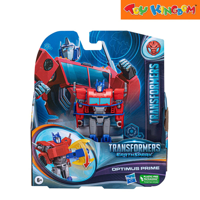 Transformers Earthspark Terran Warrior Optimus Prime Action Figure