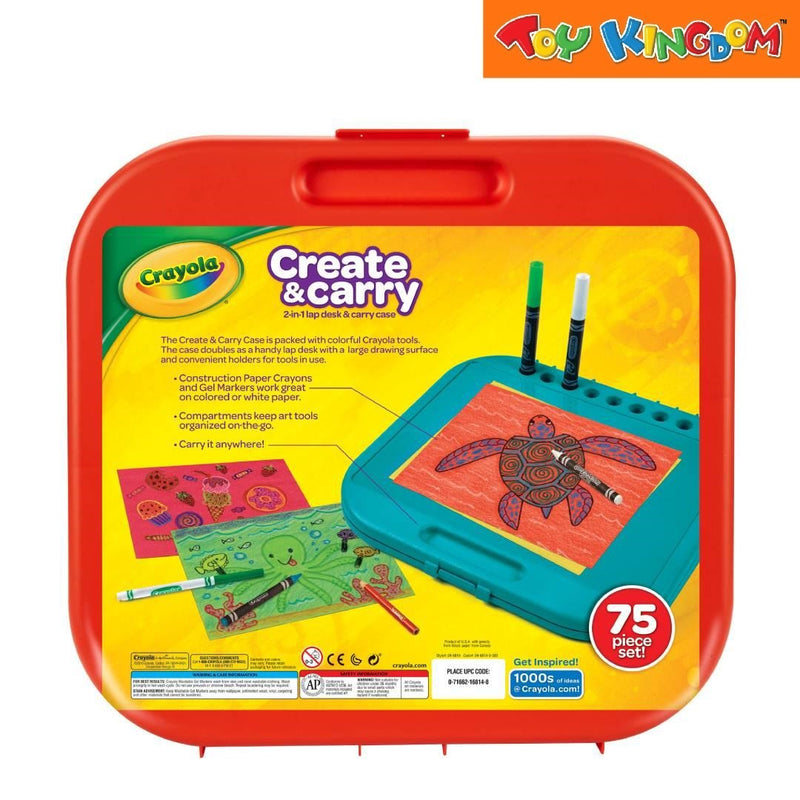 Crayola Create & Carry 2-in-1 Lap Desk & Carry Case