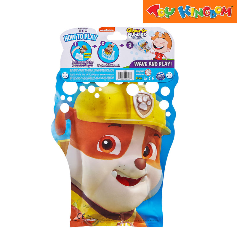 Bubble Wow Paw Patrol S1 Rubble Glove A Bubbles