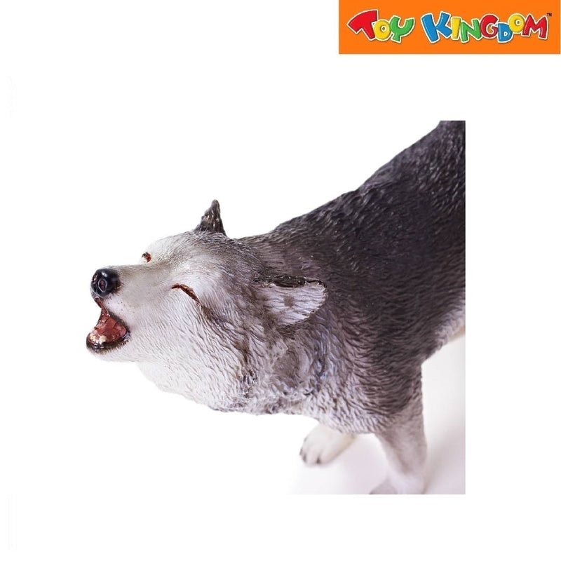 Recur Wolf Gray 9 inch Animal Toy Figure