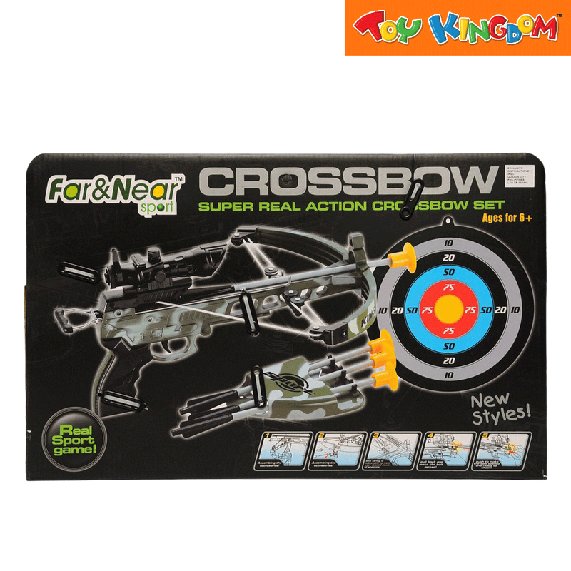 Far & Near Sport Super Real Action Crossbow Set