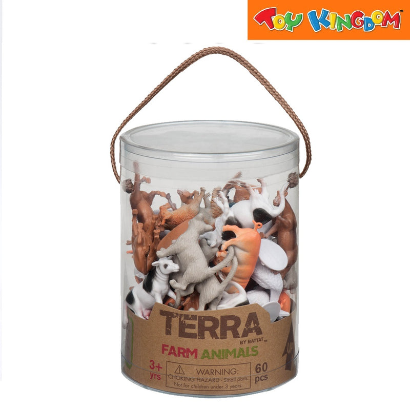 Terra Farm Animals in Tube