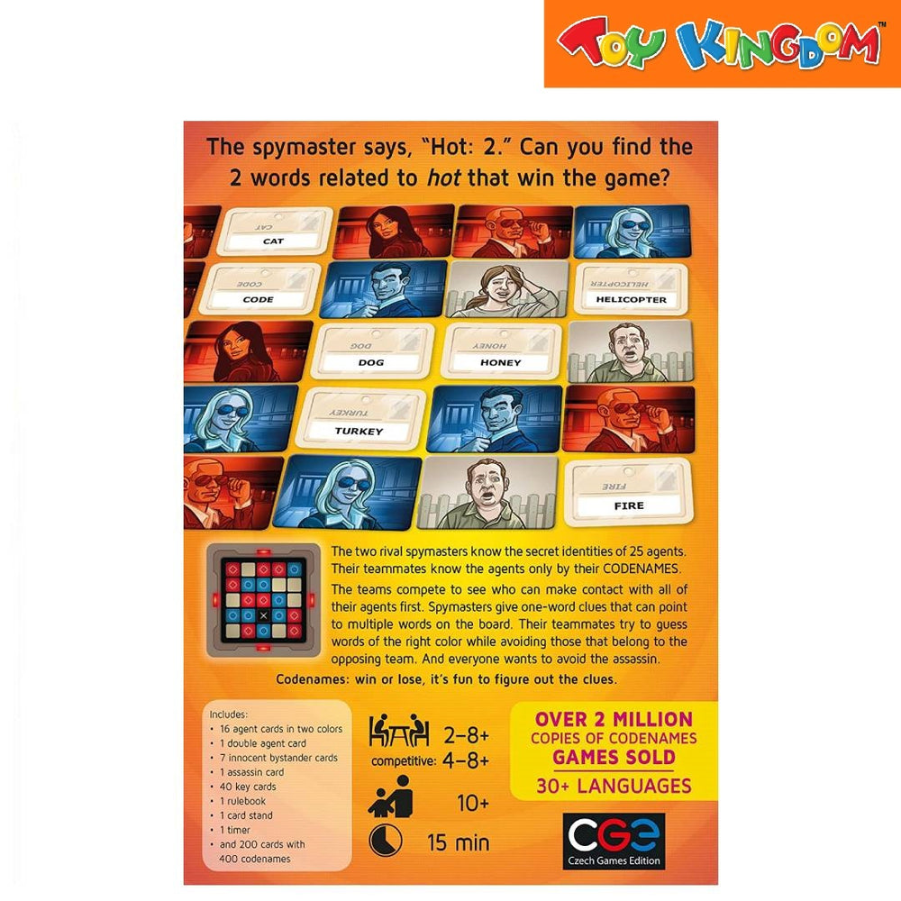 Czech Games Edition Codenames | Toy Kingdom