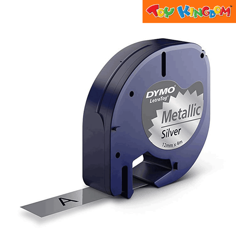 Dymo Letra Tag Metallic Plastic Label