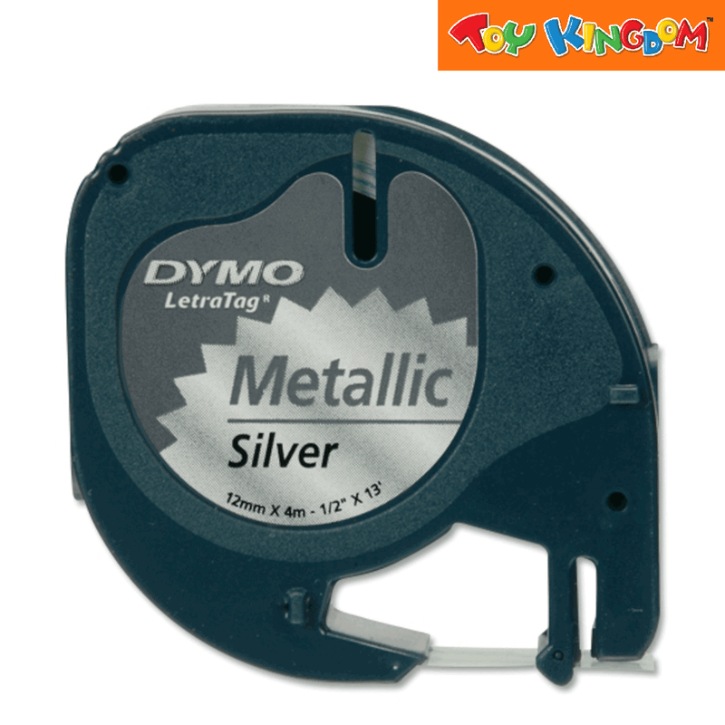 Dymo Letra Tag Metallic Plastic Label