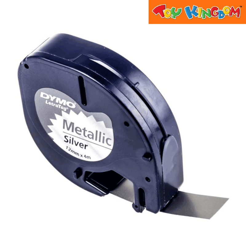 Dymo Letra Tag Metallic Plastic Label