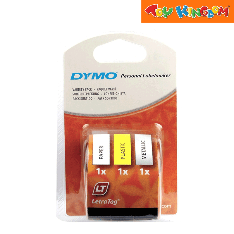 Dymo Letra Tag Plastic, Metal and Paper