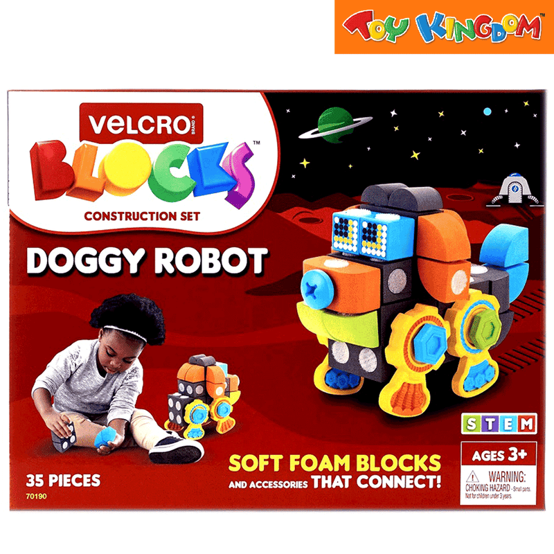 Velcro Doggy Robot Construction Set Blocks