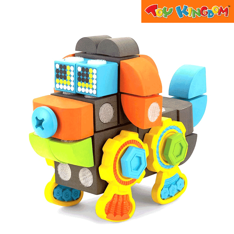 Velcro Doggy Robot Construction Set Blocks