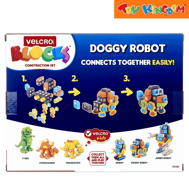 Velcro Doggy Robot Construction Set Blocks