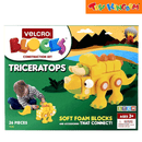 Velcro Triceratops Construction Set Blocks