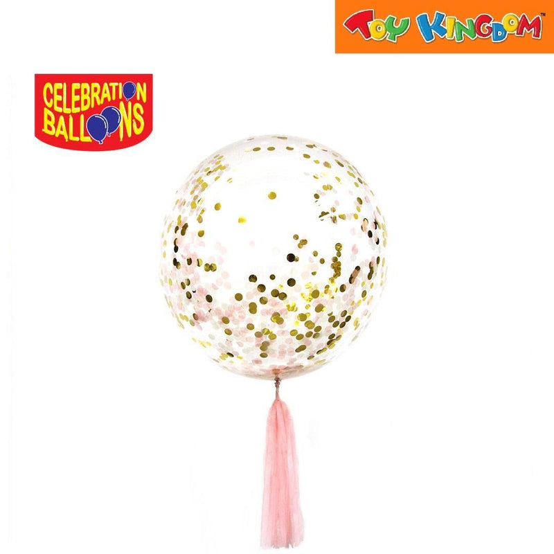 Hallmark Party! Party! Pink Tassel 24 inch Bubble Balloon