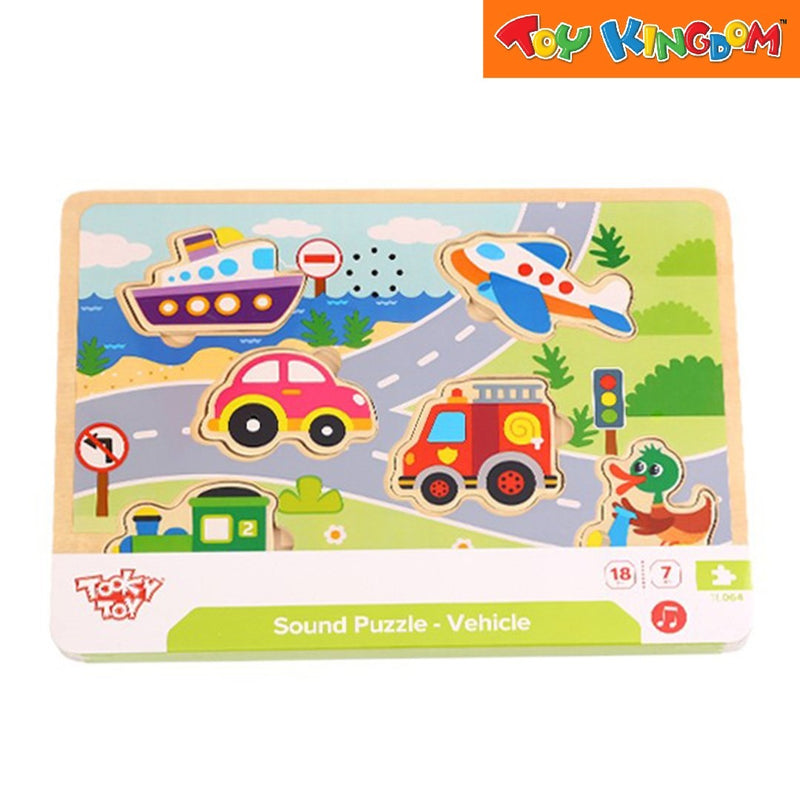 Tooky Toy Vehicles Sound Puzzle