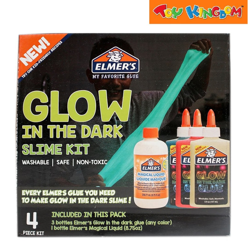 Elmer's 4 pcs Glow in-the-Dark Slime