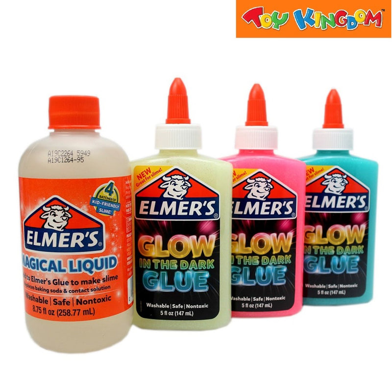 Elmer's 4 pcs Glow in-the-Dark Slime