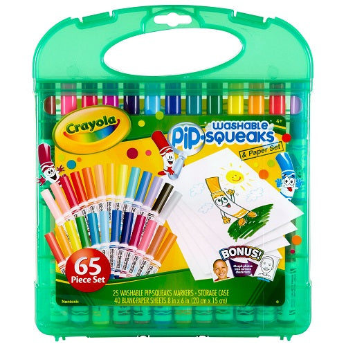 Crayola Pip Washable Squeaks and Paper Set