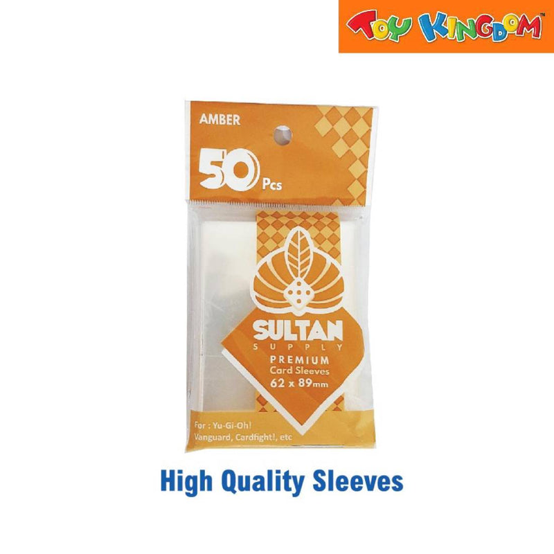 Sultan Amber 62mm x 89mm Card Sleeves