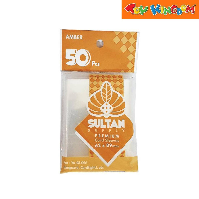 Sultan Amber 62mm x 89mm Card Sleeves