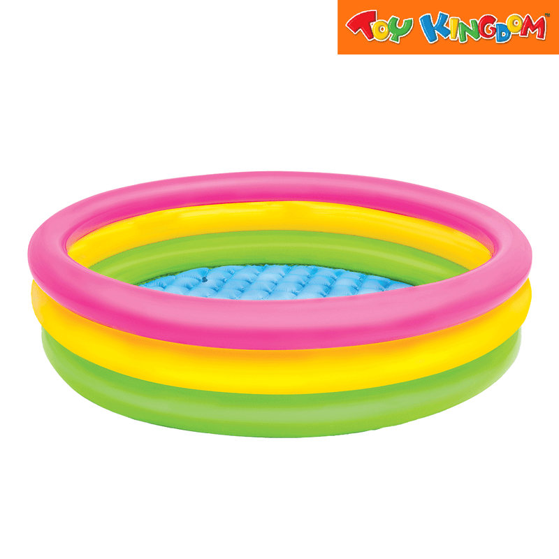 Intex 45in x 10in 3-Ring Multicolored Inflatable Swimming Pool
