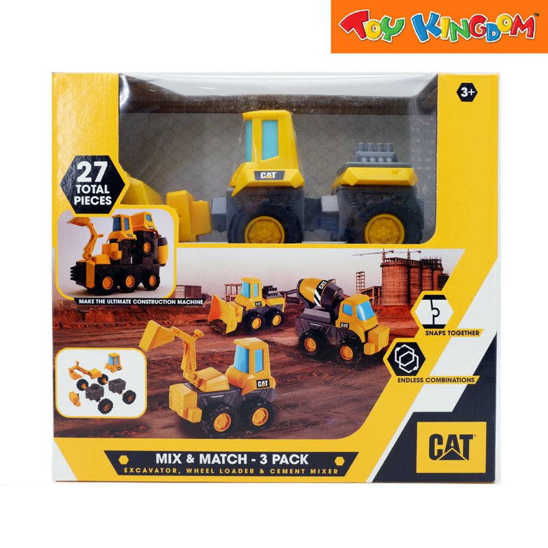 CAT Mix and Match Fleet 3 Packs Vehicles