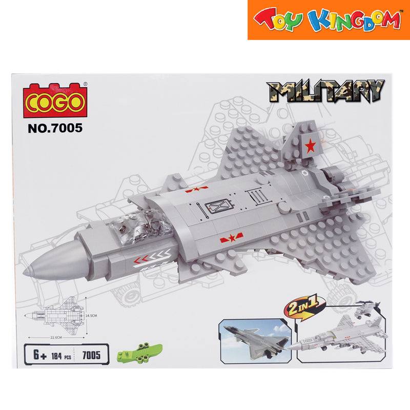 Cogo Military Jet Fighter Building Blocks