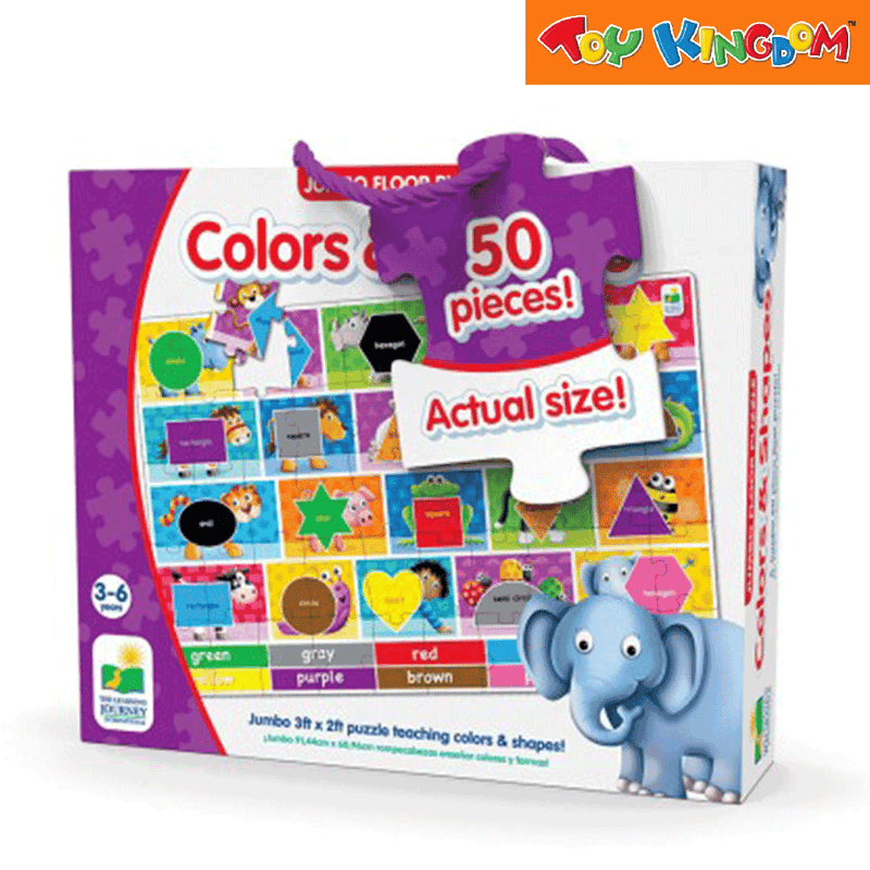 The Learning Journey Jumbo Floor Puzzles Colors and Shapes