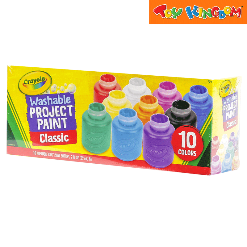 Crayola Classic 10 colors 59 ml Washable Project Paint