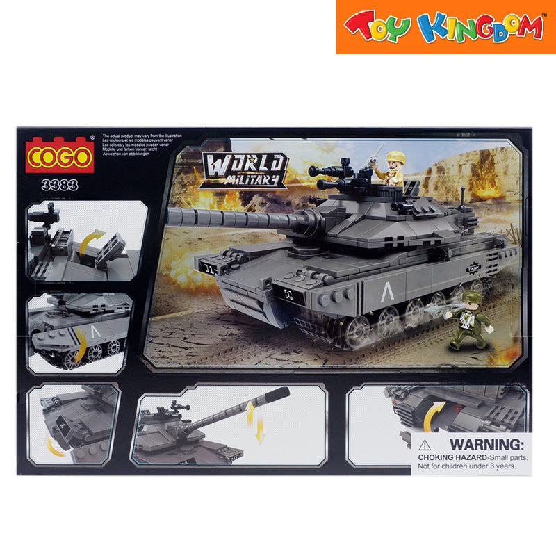 Cogo World Military Merkaya Main Battle Tank MK Building Blocks