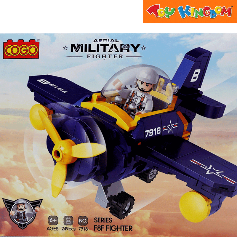 Cogo F8F Fighter 249 pcs Building Blocks