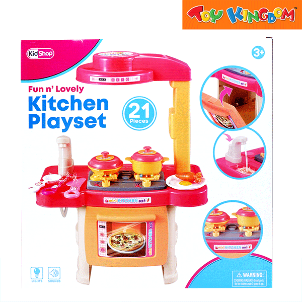 KidShop Fun and Lovely Kitchen Playset