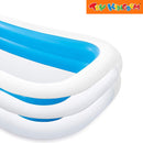 Intex Blue 103in x 69in x 22in Swim Center Family Pool