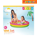 Intex 45in x 10in 3-Ring Multicolored Inflatable Swimming Pool