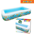 Intex Tropical 120in x 72in x 22in Swim Center Family Pool