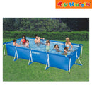 Intex Rectangular 4.5m x 2.2m x 84cm Above Ground Frame Swimming Pool