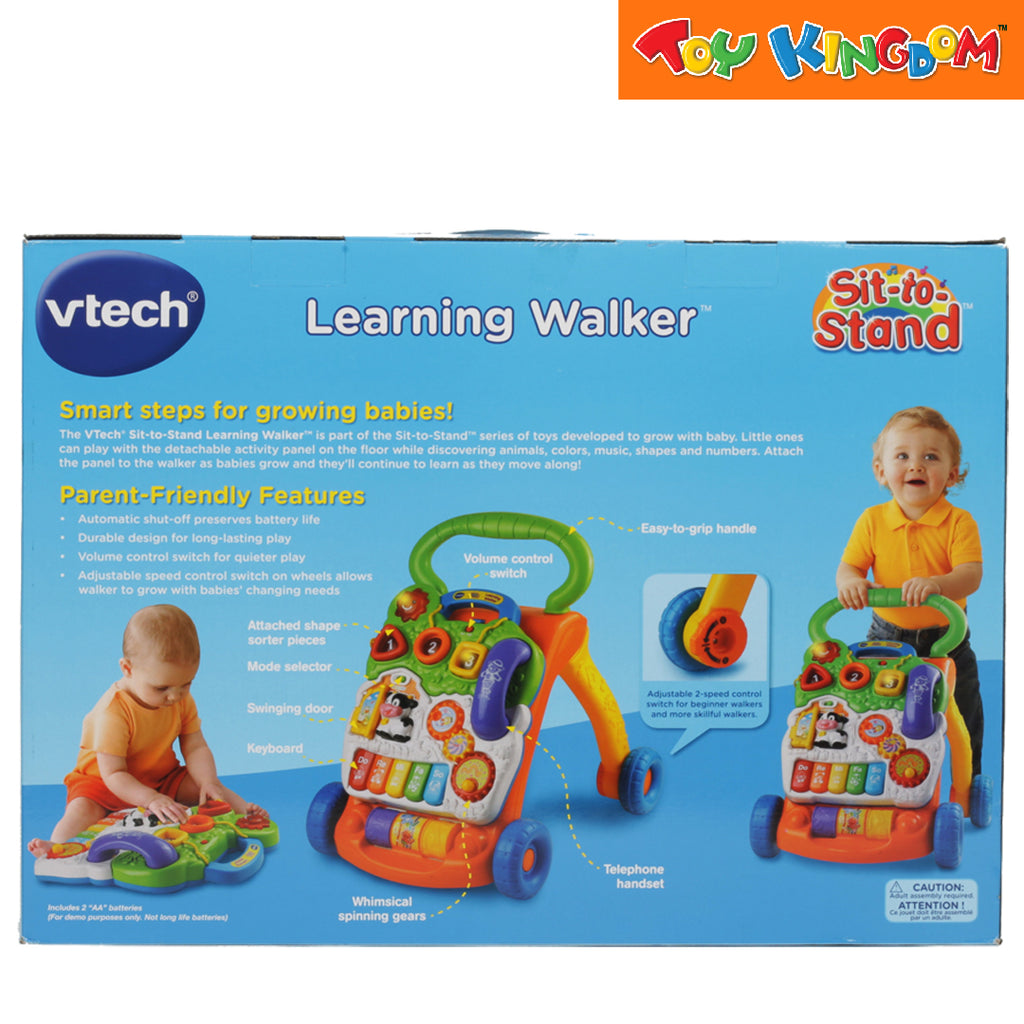 VTech Sit-to-Stand Learning Walker Toy Kingdom
