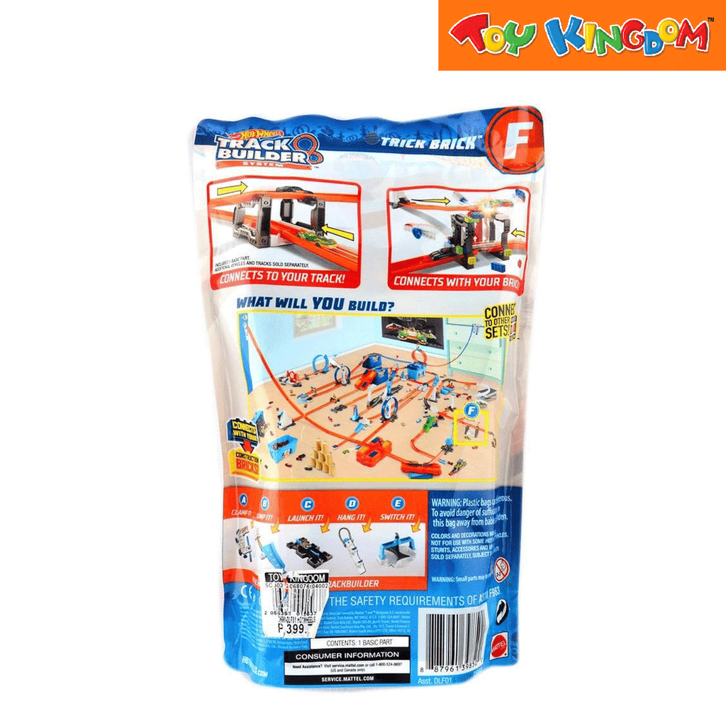 Hot Wheels Track Builder System Trick Brick for Kids Toy Kingdom