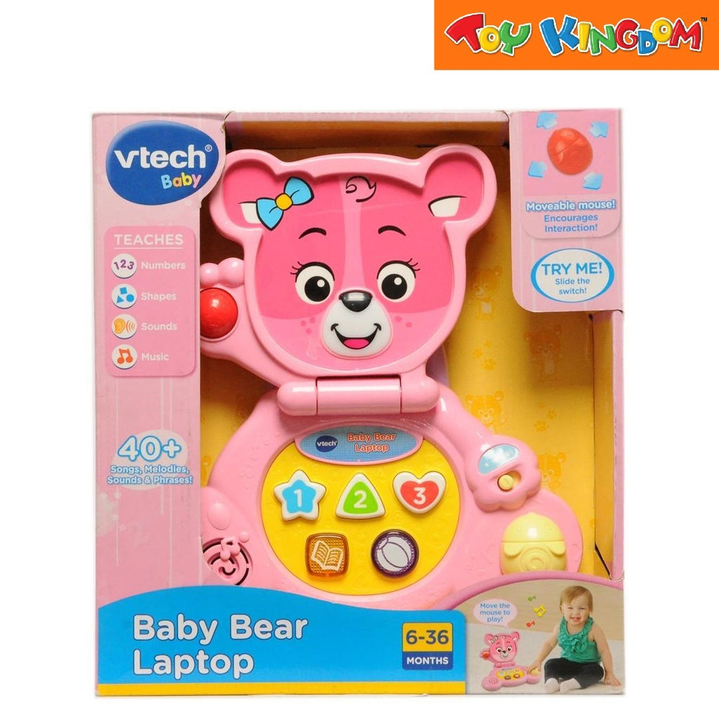  VTech Bear's Baby Laptop, Pink : Toys & Games