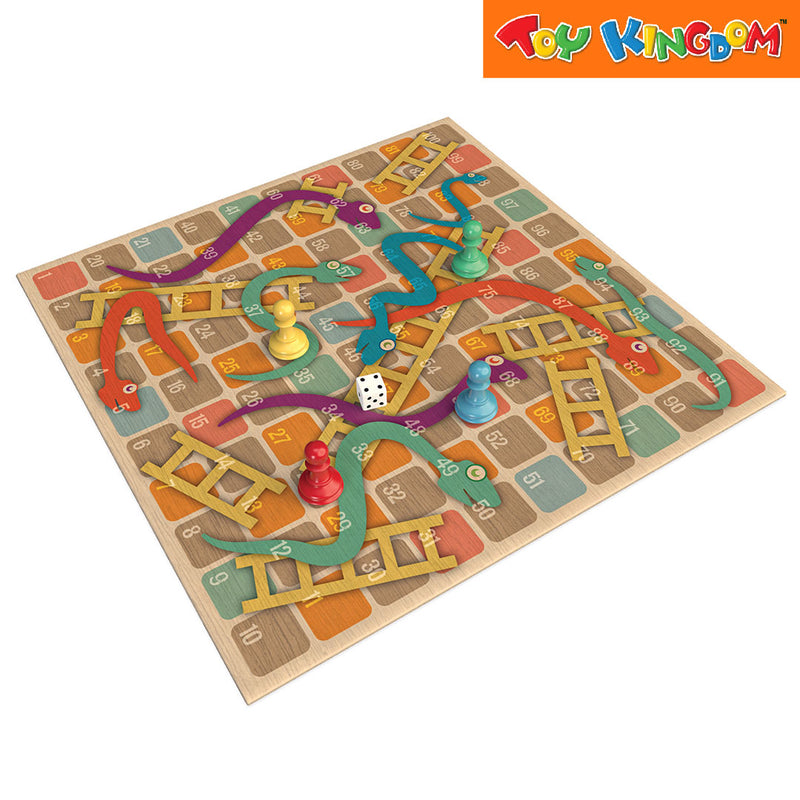 Cardinal Games Traditions Snakes and Ladders Board Game