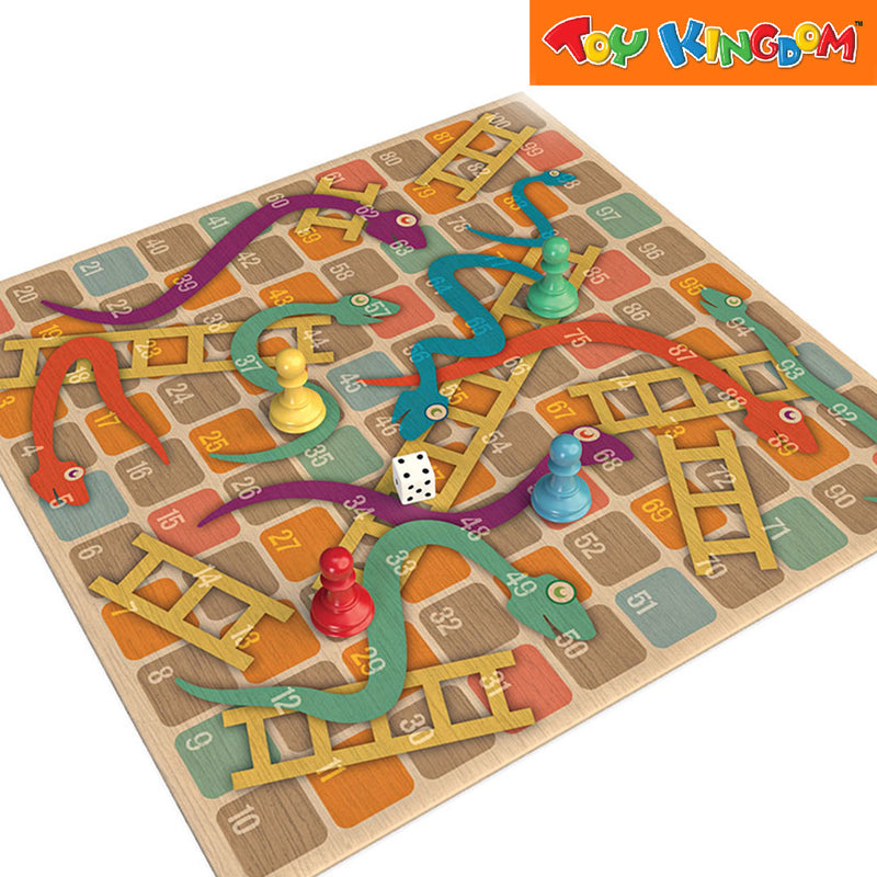 Cardinal Games Traditions Snakes and Ladders Board Game