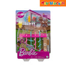 Barbie Mini Playset with Themed Accessories and Pet Game Night Theme Playset