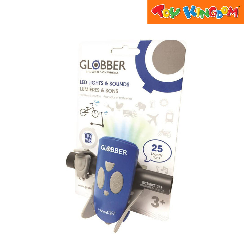 Globber Blue LED Lights and Sounds for Bikes and Scooters