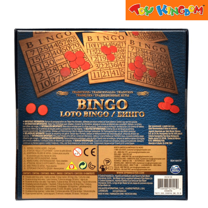Cardinal Games Bingo Card Game