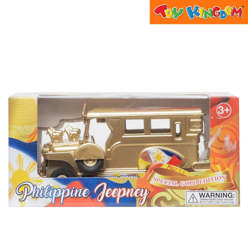 PhilCraft Special Gold Edition Philippine Jeepney 5 inch Die-cast Vehicle